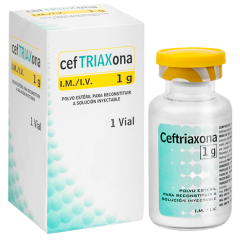 ceftriazona 1 gr frasco